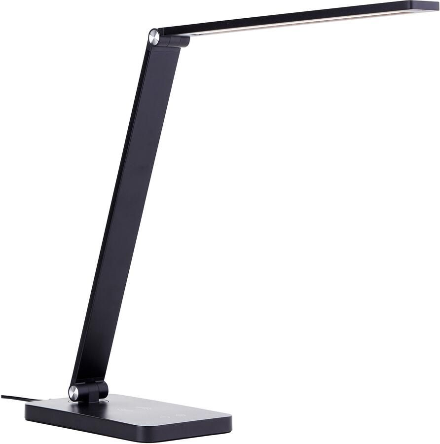 Brilliant Leuchten Led-tafellamp Florence 38 x 11 x 34 cm 610 lm 2700-6500k 3-traps dimbaar usb draaibaar - Foto 8