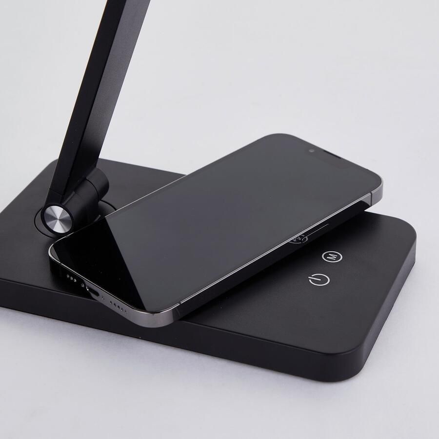 Brilliant Leuchten Led-tafellamp Florence 38 x 11 x 34 cm 610 lm 2700-6500k 3-traps dimbaar usb draaibaar - Foto 3