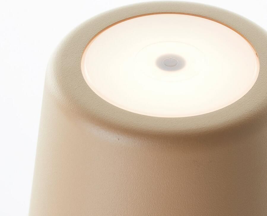 Brilliant Leuchten Led-tafellamp Kaami mobiele LED buiten tafellamp mobiele led buiten tafellamp 37 cm 310 lm touchdimmer usb - Foto 5