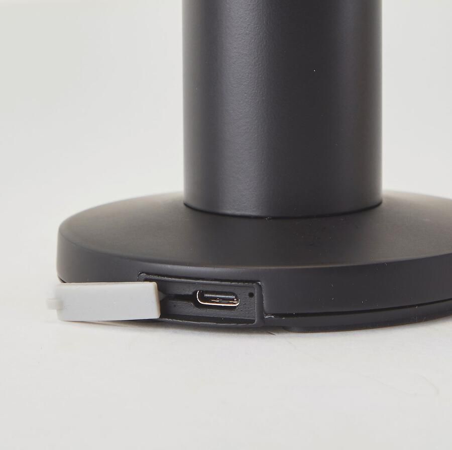 Brilliant Leuchten Led-tafellamp voor buiten Magua LED buiten tafellamp solar 22 cm 220 lm 4000 K metaal zwart - Foto 3