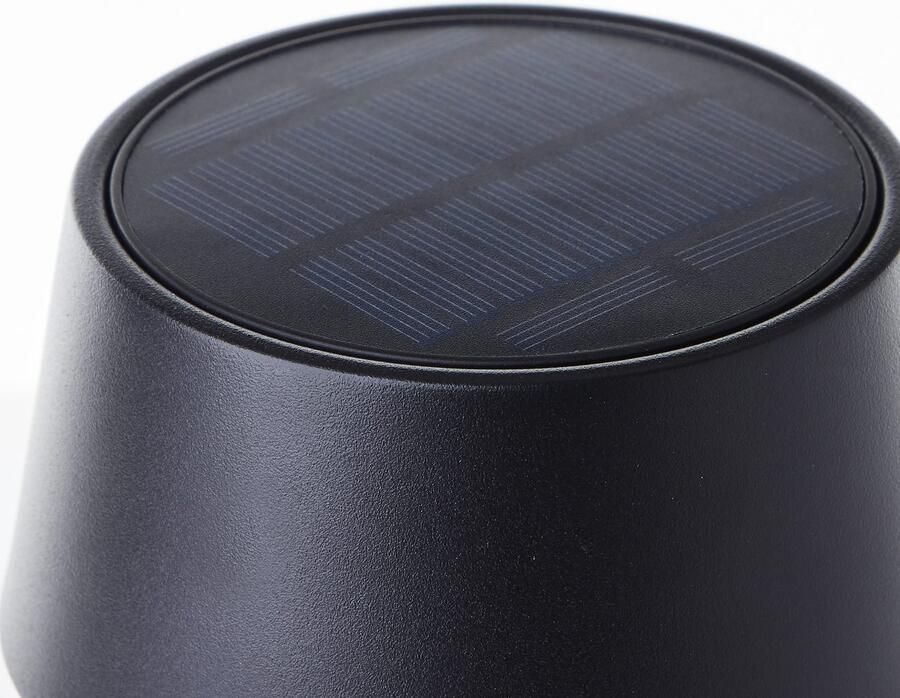 Brilliant Leuchten Led-tafellamp voor buiten Picco LED buiten tafellamp lamp met solar in zwart mat per USB oplaadbaar - Foto 6