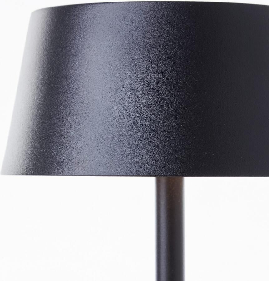 Brilliant Leuchten Led-tafellamp voor buiten Picco LED buiten tafellamp lamp met solar in zwart mat per USB oplaadbaar - Foto 4