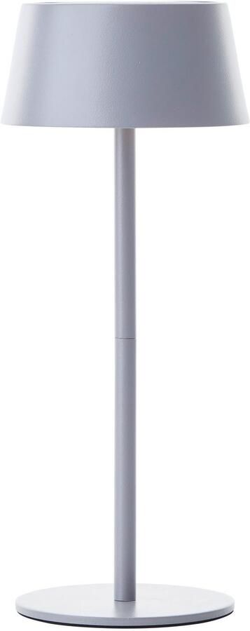 Brilliant Leuchten Led-tafellamp voor buiten Picco LED buiten tafellamp lamp met solar in grijs mat per USB oplaadbaar - Foto 6