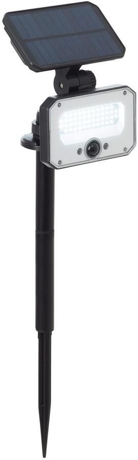 Brilliant Leuchten Led-tuinlamp JOPLIN LED buitenpriklamp solar 54 cm 1100 lm 4100 K zwart (1 stuk) - Foto 7