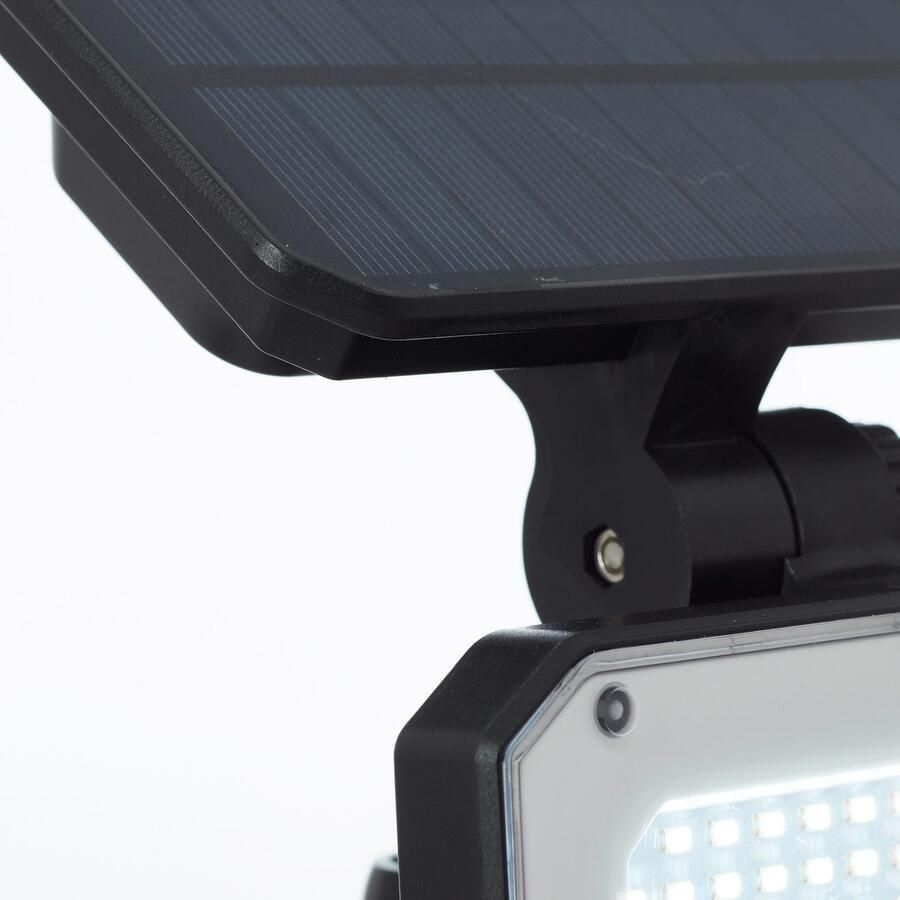 Brilliant Leuchten Led-tuinlamp JOPLIN LED buitenpriklamp solar 54 cm 1100 lm 4100 K zwart (1 stuk) - Foto 3