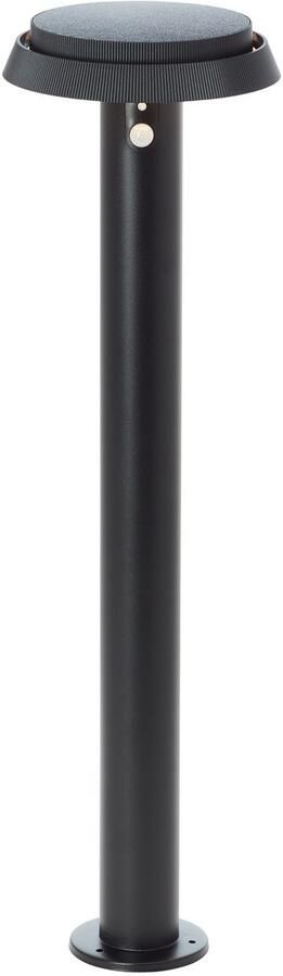 Brilliant Leuchten Led-vloerlamp voor buiten Alvero LED buitenvloerlamp solar 70 cm 500 lm 3000 K metaal zwart (1 stuk) - Foto 5