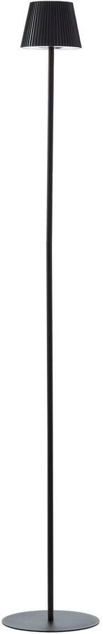 Brilliant Leuchten Led-vloerlamp voor buiten Macobo LED accu-lamp 125 cm 340 lm 3000 K touchdimmer zwart mat (1 stuk) - Foto 1