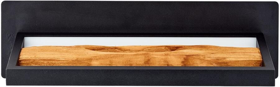 Brilliant Leuchten Led-wandlamp Chaumont Breedte 35 cm 930 lm Aluminium Metaal Hout zwart hout - Foto 6