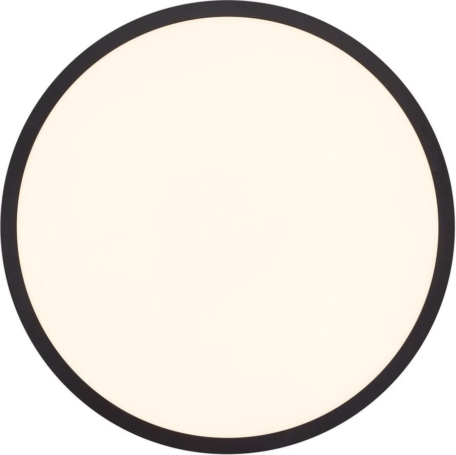 Brilliant Leuchten Ledscherm Tuco Ø 50 cm dimbaar CCT 3900 lm afstandsbediening kunststof zwart wit (1 stuk) - Foto 4