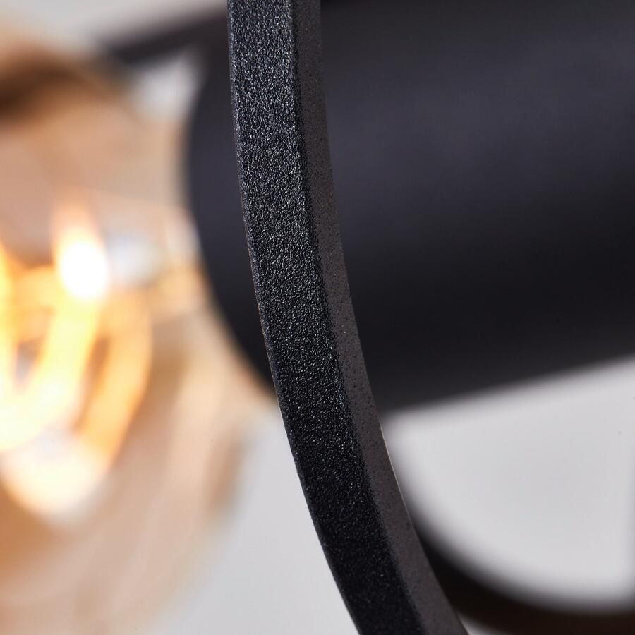 Brilliant Leuchten Plafondlamp Gwen D 40 cm E27 hout metaal bruin zwart korund - Foto 1