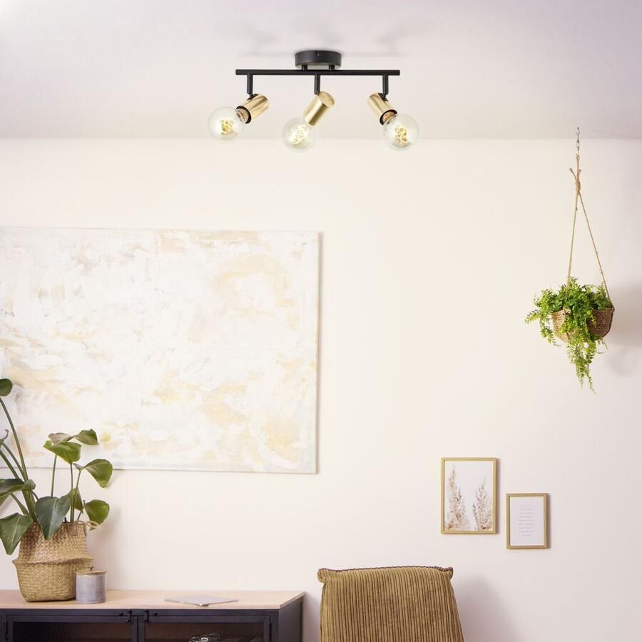 Brilliant Leuchten Plafondspot KERRY kantelbare dimbaar 35 5 cm breed e27 fitting (1 stuk) - Foto 3