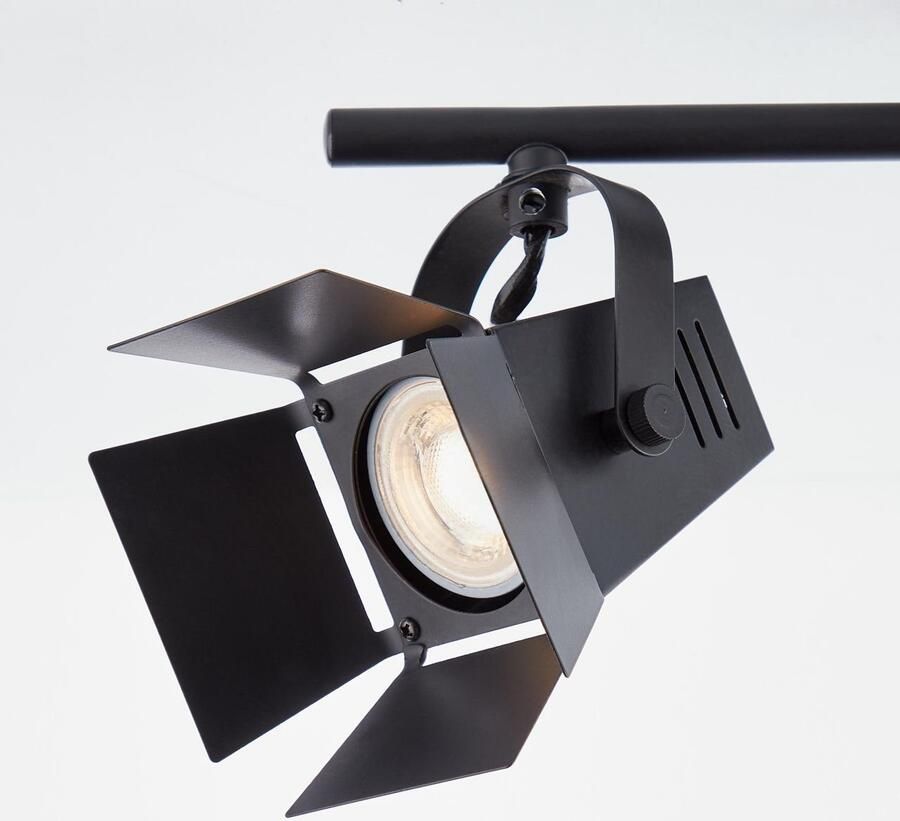 Brilliant Leuchten Plafondspot Movie Led spotrail 4 fittingen matzwart (1 stuk) - Foto 2