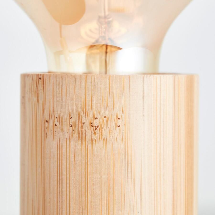 Brilliant Leuchten Plafondspot Tiffany Plafondspot 12 x 49 x 14 cm E27 draaibaar metaal hout zwart