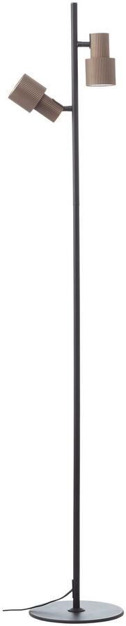 Brilliant Leuchten Staande lamp Cadiz 140 x 22 cm gu10 kantelbaar aluminium zwart bronzen kleur - Foto 5