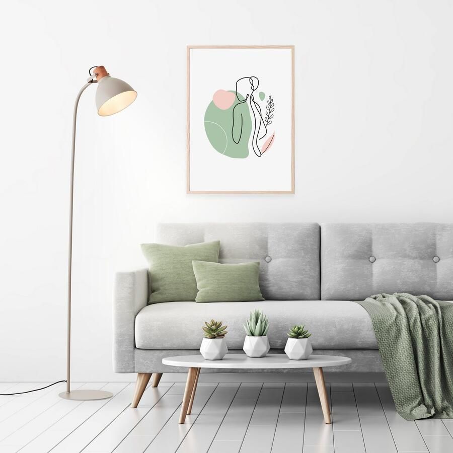 Brilliant Leuchten Staande lamp Erena Hoogte 150 cm E27 metaal hout - Foto 4