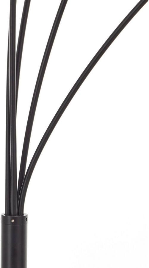 Brilliant Leuchten Staande lamp Glasini 200 x 30 x 73 cm 5 x e14 metaal rookglas mat zwart (1 stuk) - Foto 3