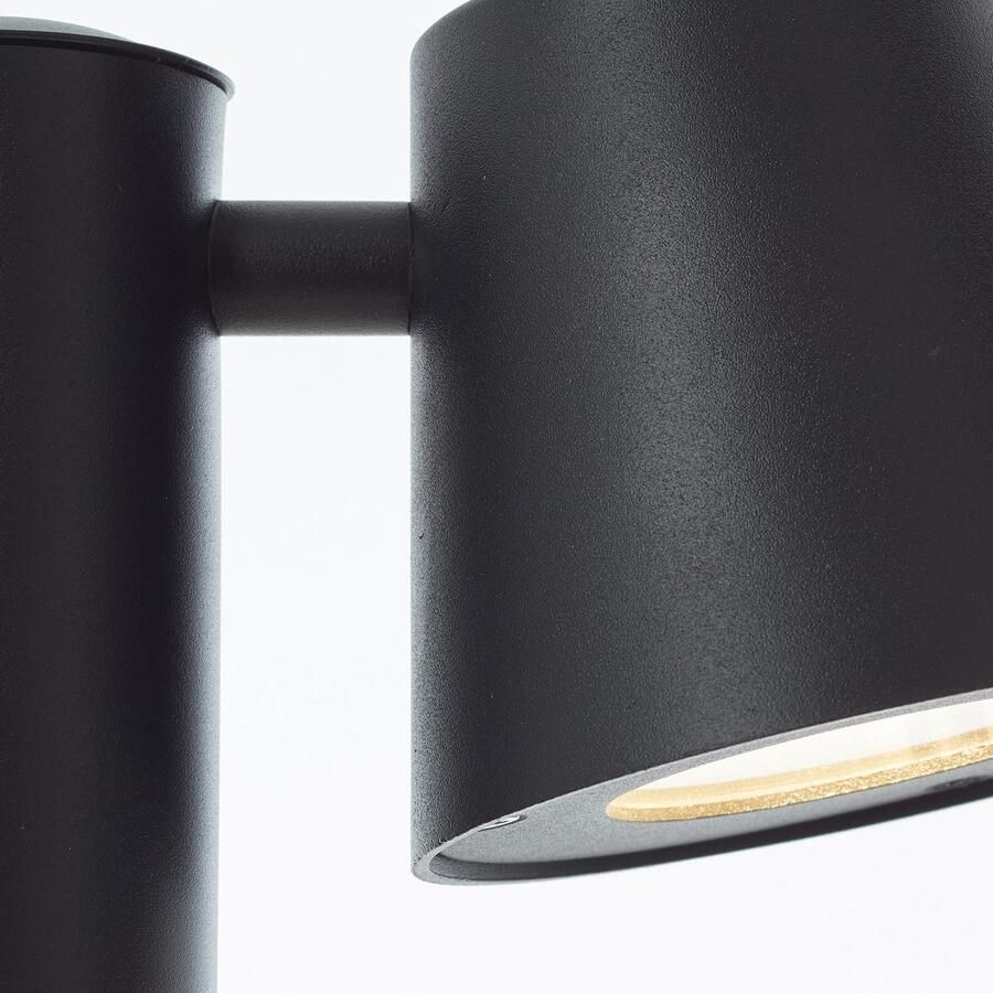 Brilliant Leuchten Staande lamp voor buiten Bari Buitenstaande lamp 80 cm GU10 IP44 metaal kunststof zwart (1 stuk)