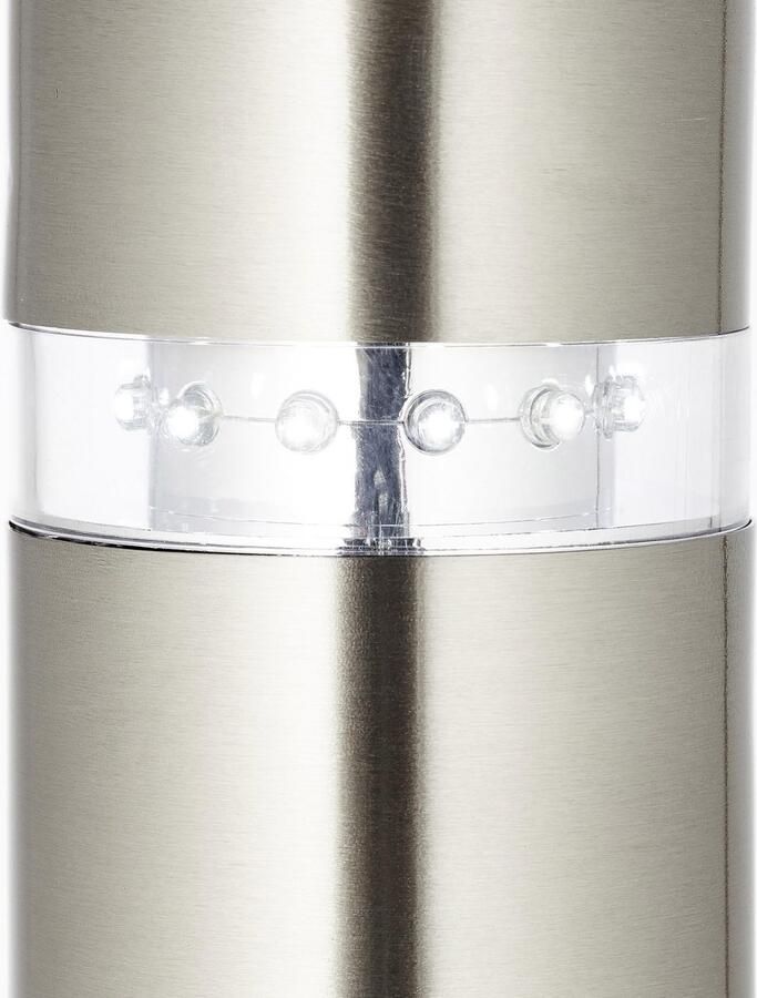 Brilliant Leuchten Paalverlichting BOLE 50 cm hoogte ø 8 cm bewegingssensor metaal kunststof roestvrij staal