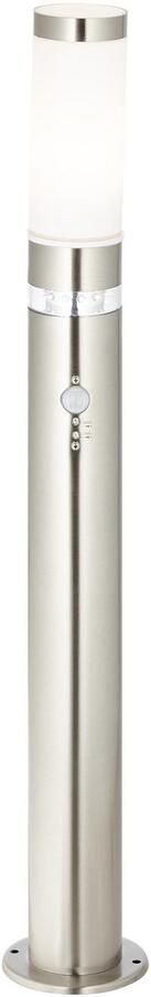 Brilliant Leuchten Staande lamp voor buiten BOLE 78 cm hoogte ø 8 cm bewegingsmelder e27 metaal kunststof edelstaal - Foto 6