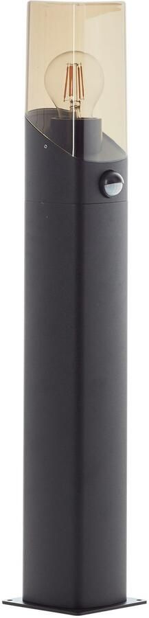 Brilliant Leuchten Staande lamp voor buiten Minou Buitenstaande lamp met bewegingssensor 60 cm E27 alu-gietwerk zwart (1 stuk) - Foto 3