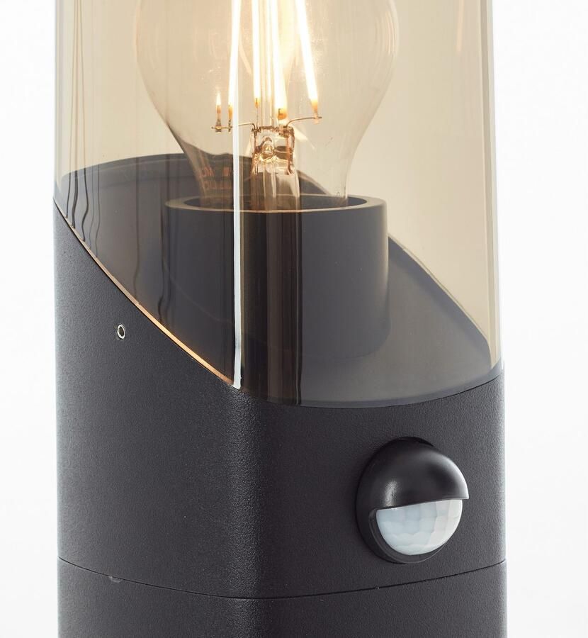 Brilliant Leuchten Staande lamp voor buiten Minou Buitenstaande lamp met bewegingssensor 60 cm E27 alu-gietwerk zwart (1 stuk) - Foto 2
