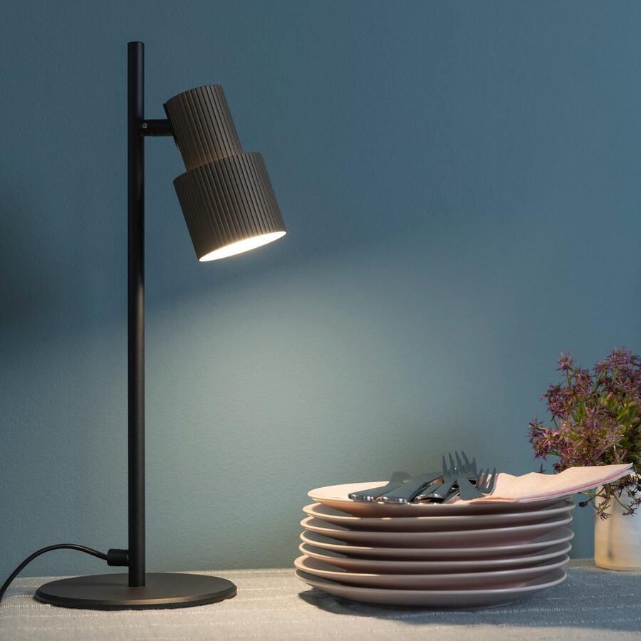 Brilliant Leuchten Tafellamp Cadiz 42 x 15 x 23 cm gu10 fitting draaibaar aluminium (1 stuk)