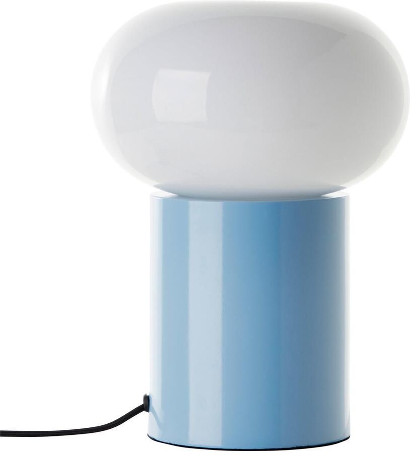 Brilliant Leuchten Tafellamp Daeny met wit glas 27 x 20 cm e27 metaal