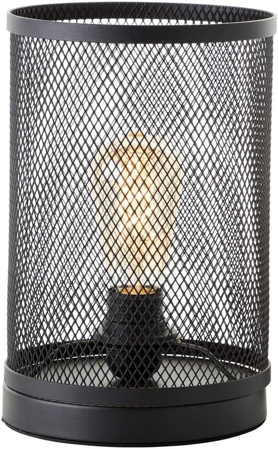 Brilliant Leuchten Tafellamp Maze 28 x 18 cm e27 metaal zwart korund - Foto 3