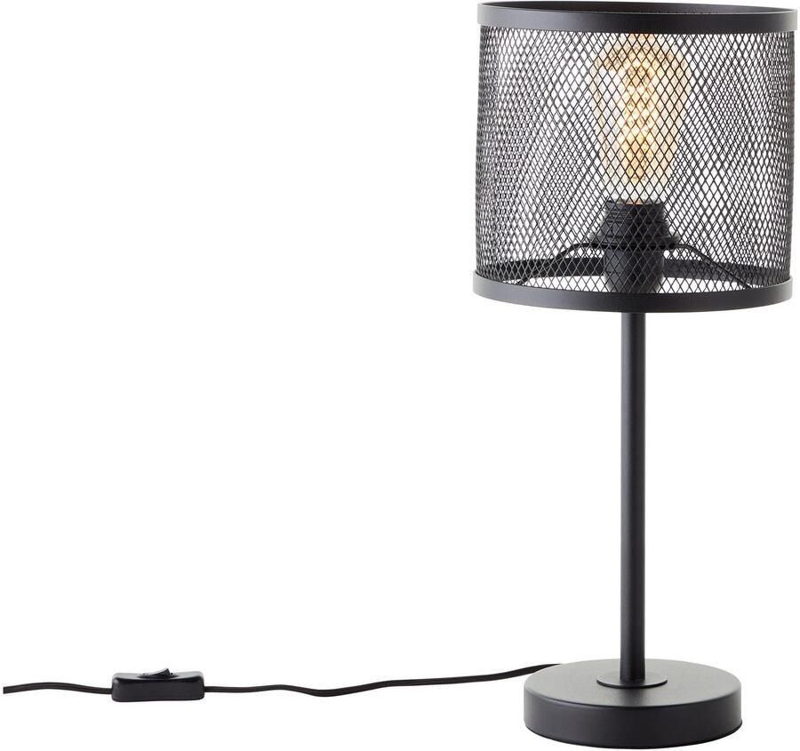 Brilliant Leuchten Tafellamp Maze 46 x 20 cm e27 metaal zwart corund - Foto 4