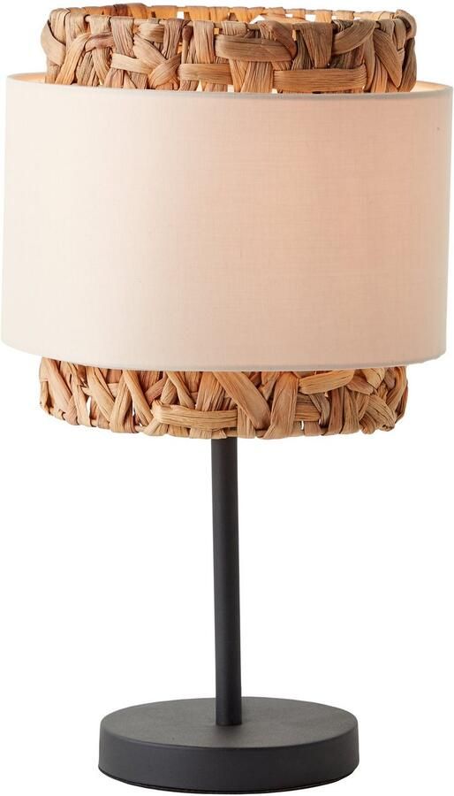 Brilliant Leuchten Tafellamp Waterlilly Ø 25 cm E27 textiel waterhyacint metaal - Foto 5