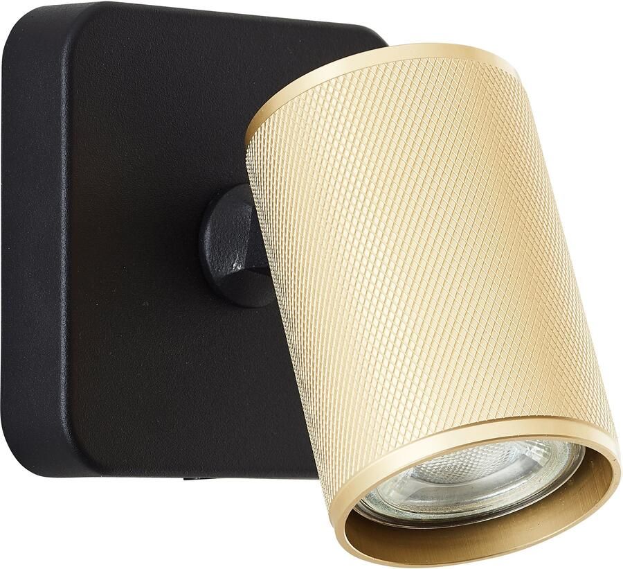 Brilliant Leuchten Wandlamp Marty Wandspot draaibaar 12x10x10 cm GU10 345lm 3000K metaal - Foto 4