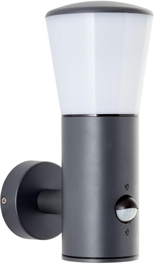 Brilliant Leuchten Wandlamp voor buiten Cliffi Deurverlichting met bewegingssensor 24x10 5 cm E27 fitting - Foto 2