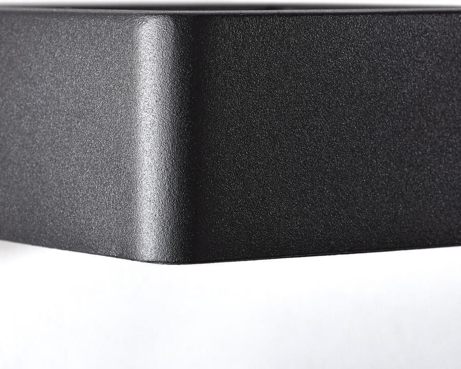 Brilliant Leuchten Wandlamp voor buiten Golda 5 x 12 x 15 cm up down light 660 lm warmwit metaal glas zwart - Foto 3