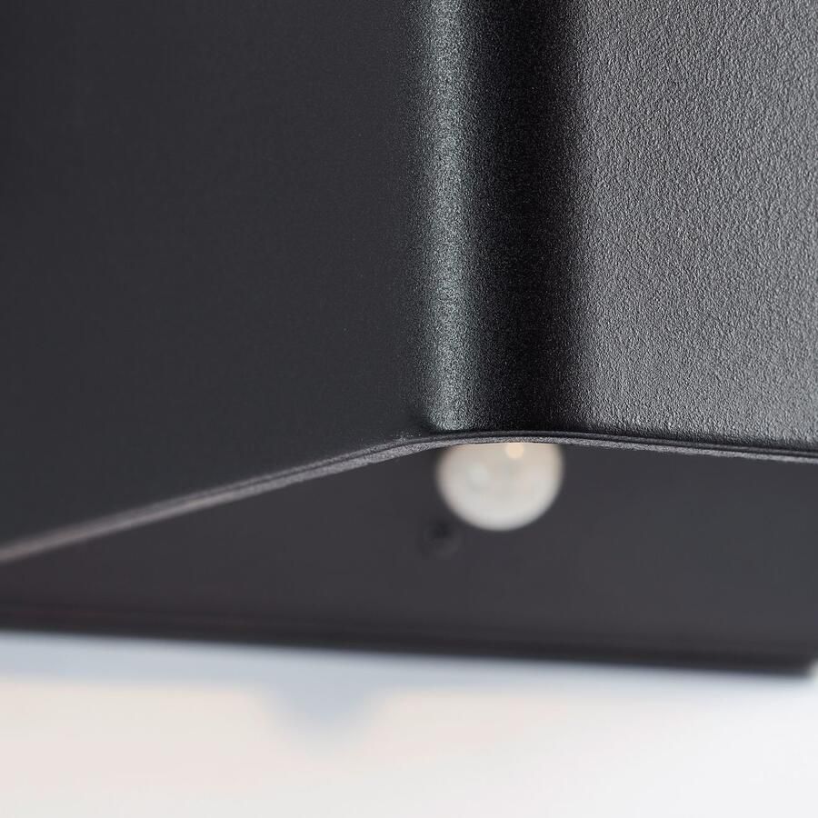 Brilliant Leuchten Wandlamp voor buiten Iseo draagbare acculamp incl. magnetische plaat Accu 300 lm 3000 K USB zwart mobiele buitenlamp wandlamp (1 stuk)