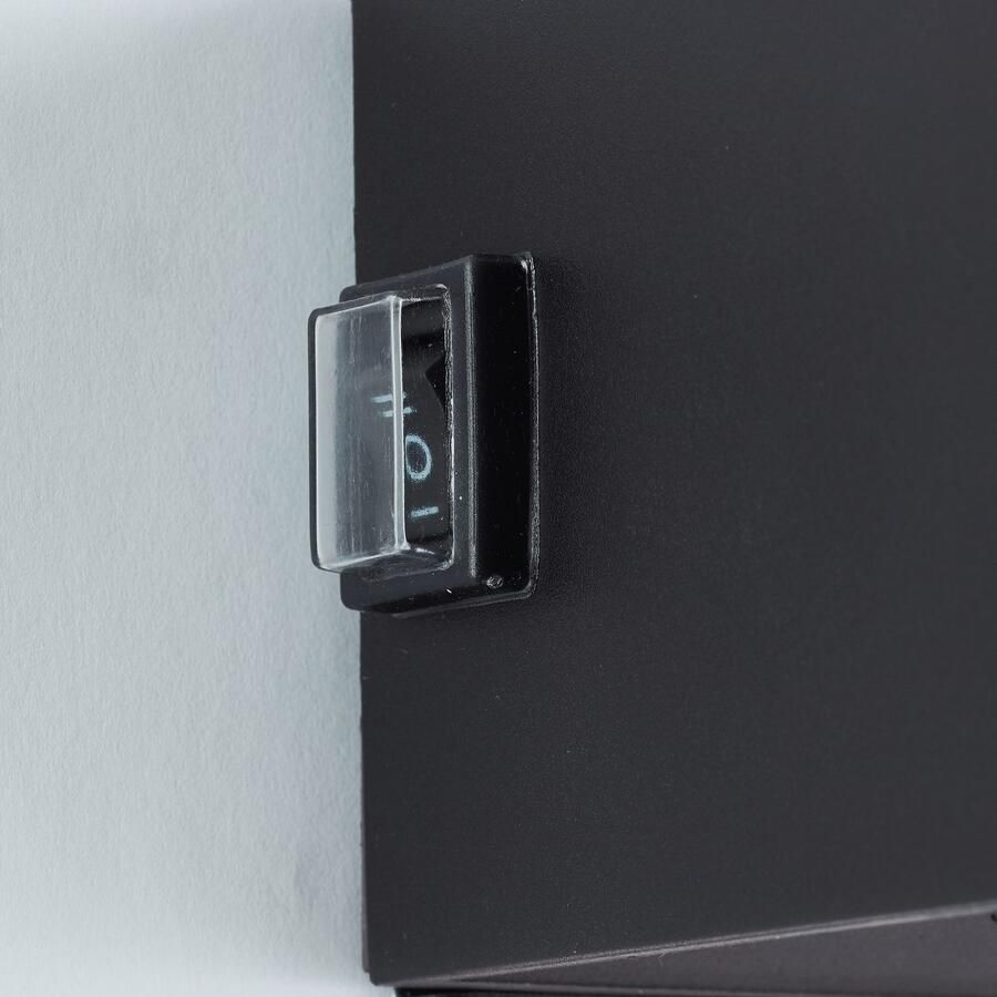 Brilliant Leuchten Wandlamp voor buiten Iseo draagbare acculamp incl. magnetische plaat Accu 300 lm 3000 K USB zwart mobiele buitenlamp wandlamp (1 stuk) - Foto 6