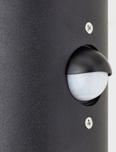 Brilliant Leuchten Wandlamp voor buiten Sergioro 33 2 cm hoogte bewegingsmelder e27 aluminium kunststof mat zwart (1 stuk) - Foto 2