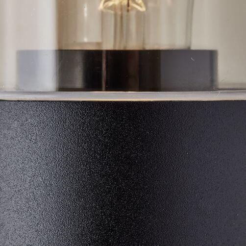 Brilliant Leuchten Wandlamp voor buiten Sergioro Wandbuitenlamp bewegingsmelder matzwart (1 stuk) - Foto 3