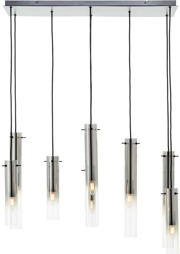 Brilliant Glasini Hanglamp 8-lichts Zwart Gerookt Glas - Foto 4