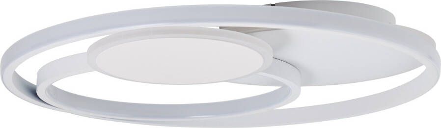 Brilliant Leuchten Led-plafondlamp Runda Ø 50 cm 5200 lm 3000-6500 K dimbaar CCT afstandsbediening metaal (1 stuk)