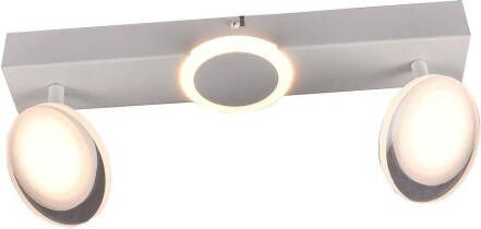 Brilliant Leuchten Plafondspot Meriza Led spotjesbalk 2 fittingen wit (1 stuk)