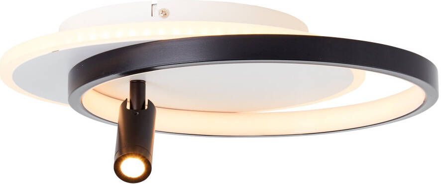 Brilliant Leuchten Plafondlamp Eunomia kantelbaar dimbaar 35x30 cm 2500 lumen 3000 kelvin warmwit (1 stuk) - Foto 3