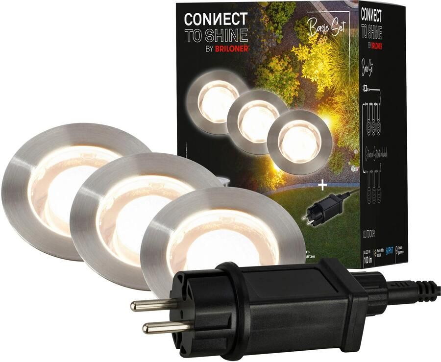Briloner Leuchten Inbouwlamp PADOUK Buitenlamp