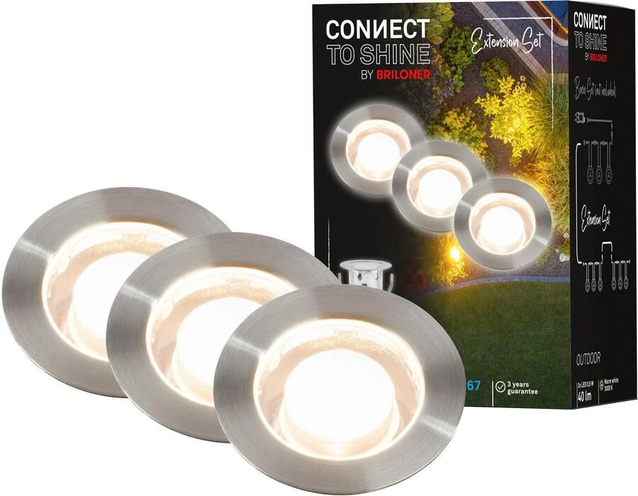 Briloner Leuchten Inbouwlamp PADOUK Buitenlamp