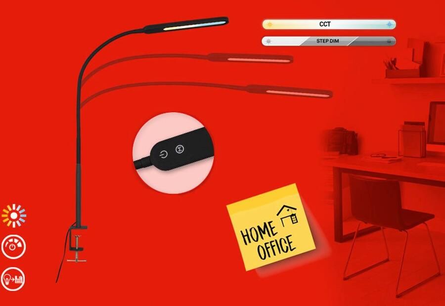 Home24 LED tafellamp Servo II Briloner - Foto 2