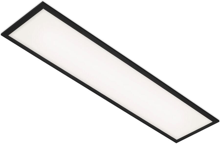 Briloner Leuchten Led-paneel 7067015 Simple Plafondlamp 100x25x6 cm zwart 22W woonkamer slaapkamer gang - Foto 3