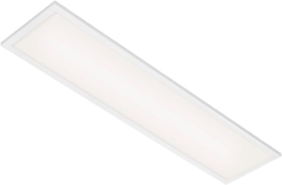Briloner Leuchten Led-paneel 7067016 Simple Plafondlamp 100x25x6 cm wit 22W woonkamer slaapkamer keuken - Foto 3