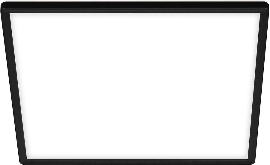 Briloner Leuchten Led-paneel 7158415 SLIM Plafondlamp 42x42x2 9 cm zwart 22W woonkamer slaapkamer - Foto 4