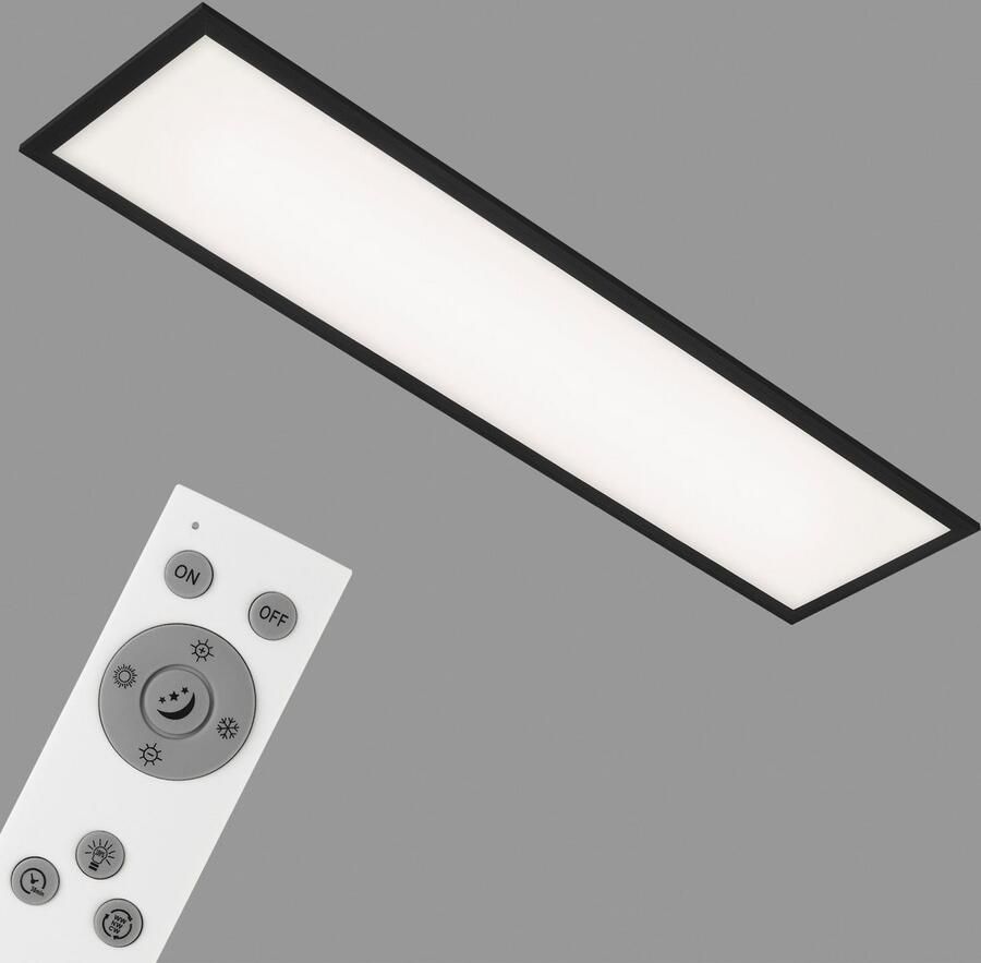 Briloner Leuchten Led-paneel 7167016 Piatto Plafondlamp 100x25x6 cm wit 24W woonkamer slaapkamer keuken - Foto 3