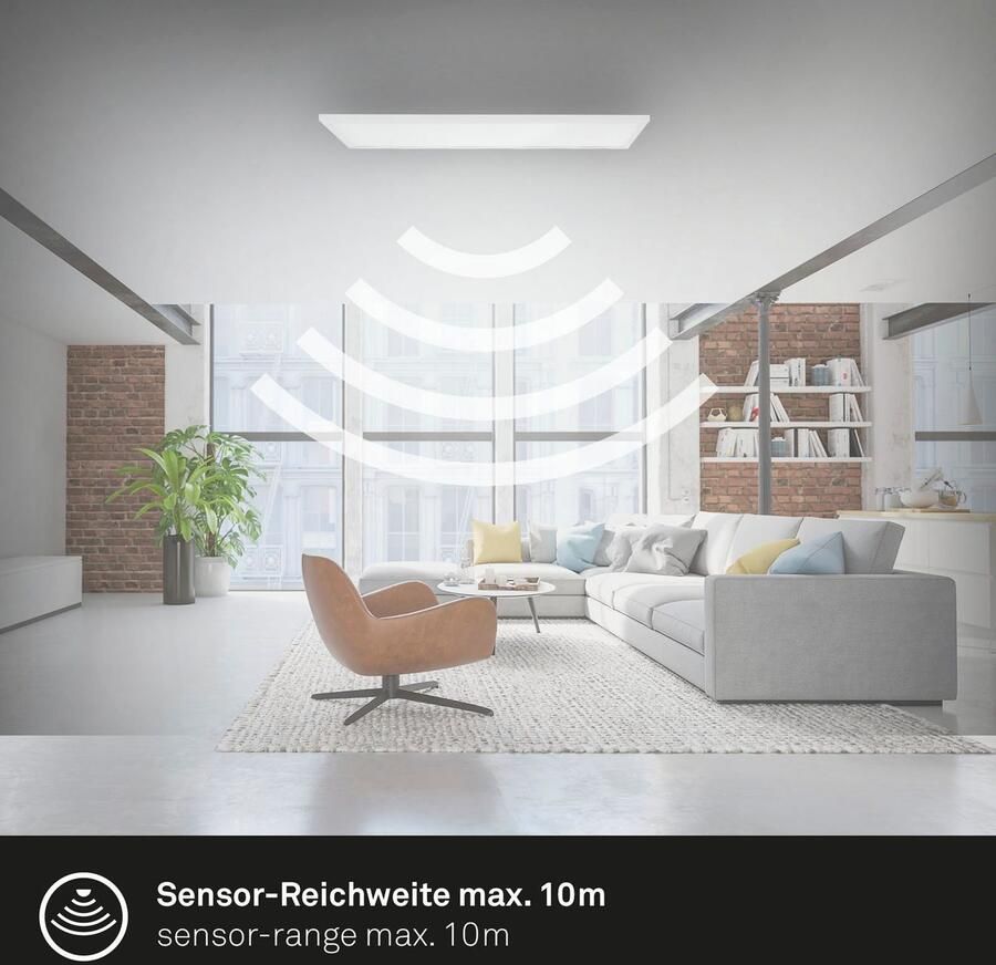 Briloner Leuchten Led-paneel 7189016 Piatto Plafondlamp 119 5x29 5x6 5 cm wit 38W woonkamer slaapkamer - Foto 4