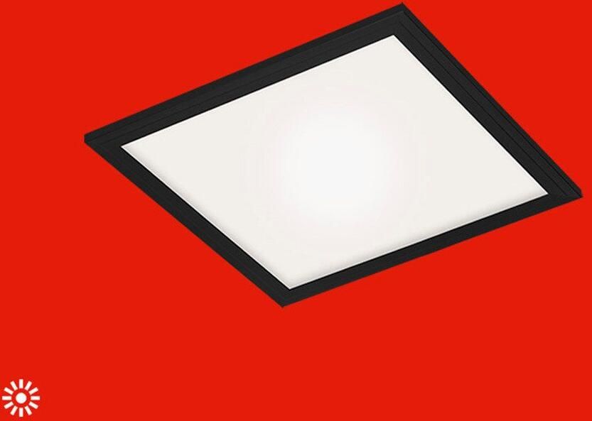 Briloner Leuchten Led-paneel 7191016 SIMPLE Plafondlamp 29 5x29 5x5 5 cm wit 12W woonkamer slaapkamer - Foto 2